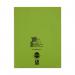 RHINO 9 x 7 Exercise Book 80 Pages / 40 Leaf Light Green 8mm Lined with Margin VEX554-96-4