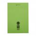 RHINO A4 Exercise Book 80 Pages / 40 Leaf Light Green 8mm Lined with Margin VEX668-1205-4