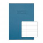 RHINO A4 Exercise Book 80 Pages / 40 Leaf Light Blue 8mm Lined with Margin VEX668-1335-2