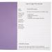 RHINO A4 Cornell Exercise Book 80 Pages / 40 Leaf Purple 8mm Lined with Dot Grid Margins VEX668-305-8