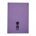 RHINO A4 Cornell Exercise Book 80 Pages / 40 Leaf Purple 8mm Lined with Dot Grid Margins VEX668-305-8