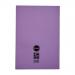 RHINO A4 Exercise Book 80 Pages / 40 Leaf Purple 10mm Squared VEX668-3615-8