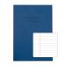 RHINO A4 Exercise Book 80 Pages / 40 Leaf Dark Blue 8mm Lined with Margin VEX668-365-0