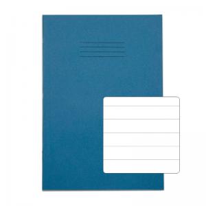 RHINO A4 Exercise Book 64 Pages 32 Leaf Light Blue 15mm Lined
