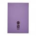 RHINO A4 Exercise Book 64 Pages / 32 Leaf Purple 8mm Lined with Margin VEX677-985-6