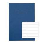 RHINO A4 Exercise Book 48 pages / 24 Leaf Dark Blue 8mm Lined with Margin VEX681-106-6