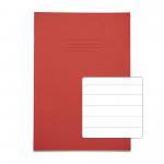 RHINO A4 Exercise Book 48 pages / 24 Leaf Red 15mm Lined VEX681-150-4