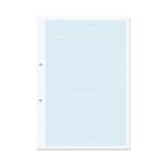 RHINO A4 Punched Graph Paper 1000 Pages / 500 Leaf 1:5:10 Graph Ruling VLL090-3-4