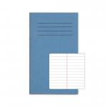 RHINO A6+ Vocabulary Book 48 Pages / 24 Leaf Light Blue 7mm Lined with Centre Margin VNB012-52-0