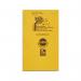 RHINO A6+ Vocabulary Book 48 Pages / 24 Leaf Yellow 7mm Lined with Centre Margin VNB012-94-2