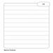 RHINO 200 x 120 Exercise Book 80 Pages / 40 Leaf Dark Blue 8mm Lined VNB022-17-4