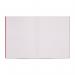 RHINO 9 x 7 Exercise Book 32 Pages / 16 Leaf Red Top Half Plain and Bottom Half 15mm Lined VPW023-20-0