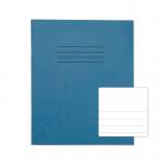 RHINO 8 x 6.5 Exercise Book 32 Pages / 16 Leaf Light Blue Top Half Plain and Bottom Half 12mm Lined VPW025-26-6