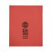 RHINO 8 x 6.5 Exercise Book 32 Pages / 16 Leaf Red Top Half Plain and Bottom Half 15mm Lined VPW025-39-4