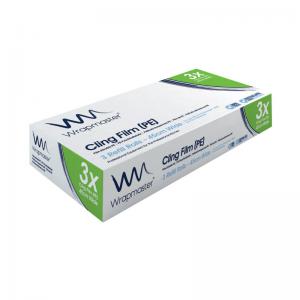 Wrapmaster Cling Film Roll Refill PE 450mmx300m Pack of 3 18C68