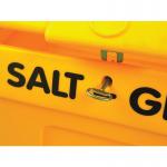 Yellow Lockable Salt and Grit Bin Yellow 200 Litre 317063 WE08640