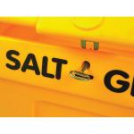 Yellow Lockable Salt and Grit Bin Yellow 200 Litre 317063 WE08640