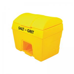 Slingsby Winter Salt and Grit Bin with Hopper Feed 400 Litre Yellow