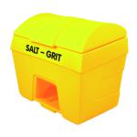 Winter Salt and Grit Bin with Hopper Feed 400 Litre Yellow 317071 WE08646