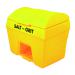Winter Salt and Grit Bin With Hopper Feed 400 Litre Yellow 317071