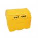 Winter Lockable Salt and Grit Bin 400 Litre No Hopper Yellow 317074 WE08647