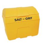 Winter Lockable Salt and Grit Bin Yellow 400 Litre No Hopper 317074 WE08647