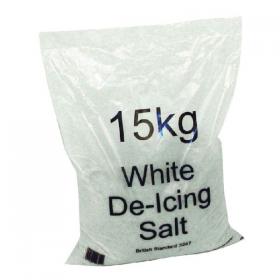 White Winter 15kg Bag De-Icing Salt (Pack of 30) 379758 WE28071