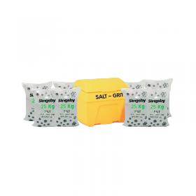 Fd Winter SaltGrit Bin Basic Kit 200 Litre with 8x25kg Salt 360201 WE360201