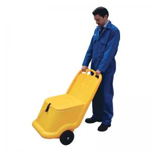 Slingsby Mobile Salt and Grit Bin 75 Litre Yellow 388946 WE39142