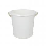 Whitefurze Plastic Bucket 10 Litres Cream H07088 WFH00086