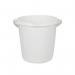 Whitefurze Plastic Bucket 10 Litres Cream H07088 WFH00086