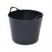 Whitefurze Flexi Tub 26 Litres Black Pack of 10 S27FX265 WFH01952