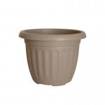 Whitefurze 40cm Athens Round Planter Taupe G07R40TP WFH02460