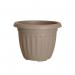 Whitefurze 40cm Athens Round Planter Taupe G07R40TP WFH02460