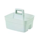 Whitefurze Craft Caddy With Handle White H33KCRY WFH03162