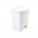 Whitefurze Pedal Bin 8 Litre White H10PB4 WFH03276