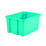 Stack And Store 52 Litres Large Teal Storage Box S01L809 WFH30069