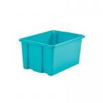 Stack And Store 32 Litres Medium Teal Storage Box S01M809 WFH30099