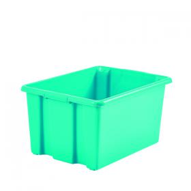 Stack And Store 32 Litres Medium Teal Storage Box S01M809 WFH30099