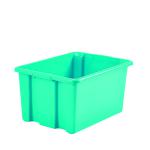 Stack And Store 14 Litres Small Teal Storage Box S01S809 WFH30109