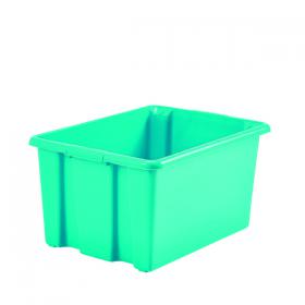 Stack And Store 14 Litres Small Teal Storage Box S01S809 WFH30109