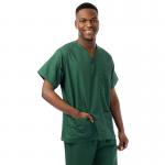 434NPH Unisex Smart Scrub Top Bottle Green Size S 434NPHBOTTS WIS00209