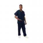 434NPH Unisex Smart Scrub Top Navy Size 2XL 434NPHNAVY2XL WIS00290