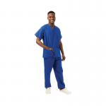 434NPH Unisex Smart Scrub Top Royal Blue Size L 434NPHROYAL WIS00357