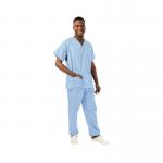 434NPH Unisex Smart Scrub Top Sky Size 3XL 434NPHSKYY3XL WIS00369