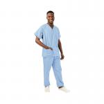 434NPH Unisex Smart Scrub Top Sky Size XL 434NPHSKYYXL WIS00384