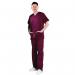 Unisex Smart Scrub Trouser Maroon 2XL 434TRMARO2XL WIS00475