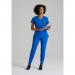 Barco One Racer Scrub Top: Eco-Friendly Professional Comfort for Healthcare Heroes Royal blue 5XL WIS01799