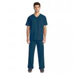Cherokee Originals V-Neck Scrub Top Carib Blue L CKE00014ACARIL WIS03736