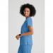 Barco One Racer Scrub Top: Eco-Friendly Professional Comfort for Healthcare Heroes Ceil 2XL WIS04047